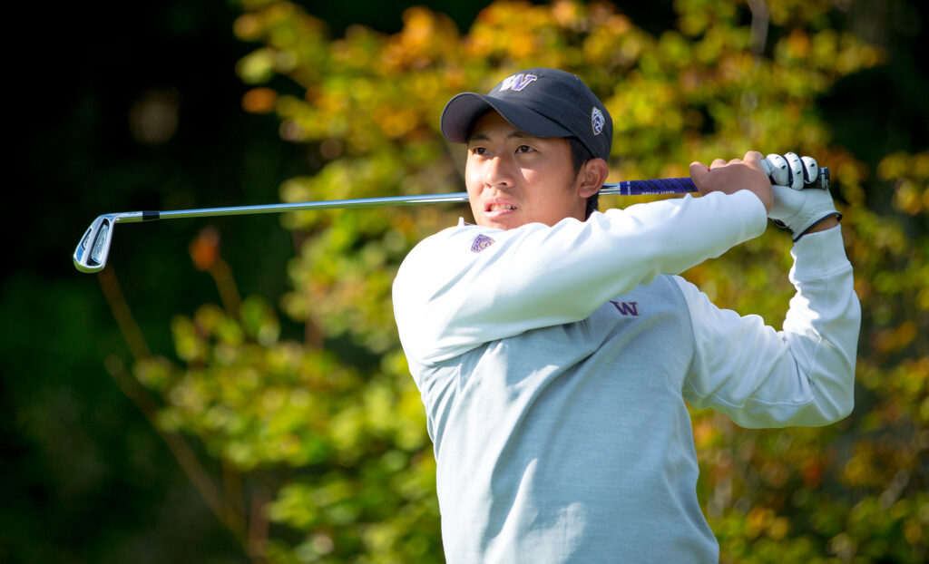 The University of Washington Huskies men's golf team at Aldarra Golf Club on September 25, 2013. (Photo by Scott Eklund/Red Box Pictures)