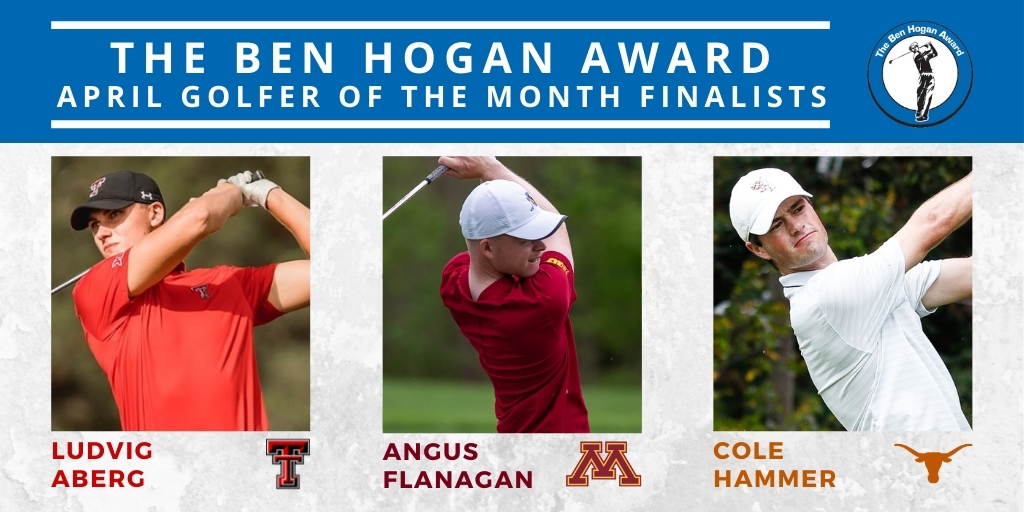 The Ben Hogan Award April Golfer of the Month Finalists Named