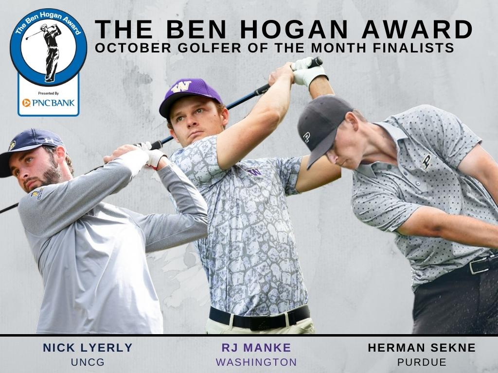Finalists for October Golfer of the Month Named
