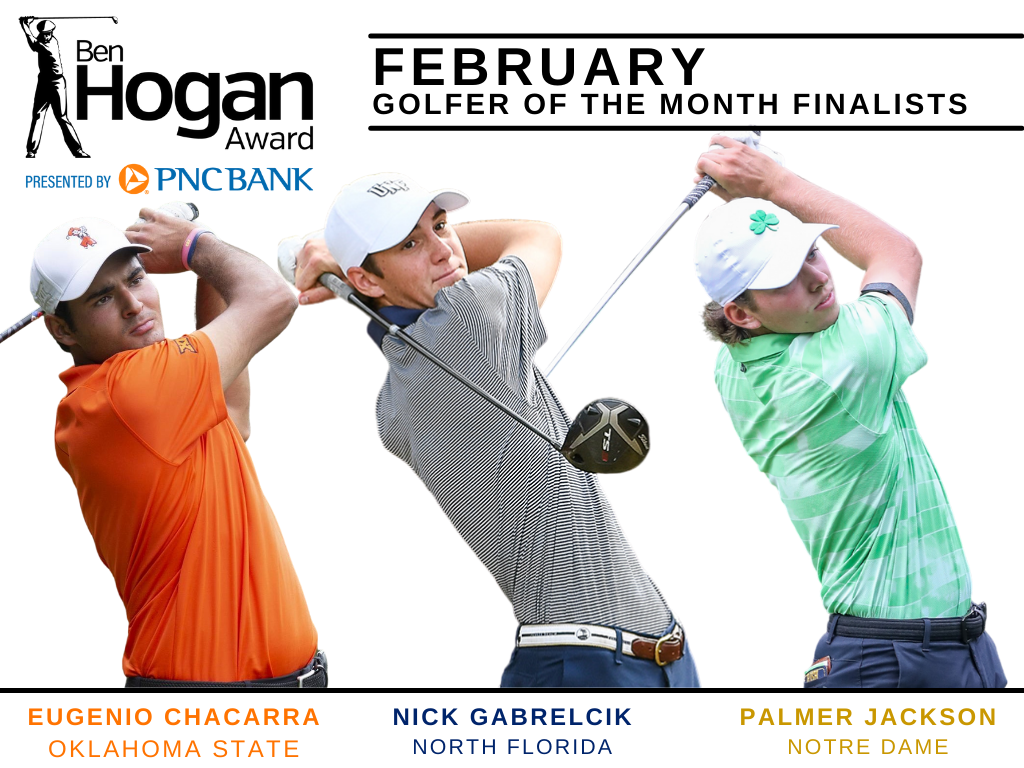 <strong>Finalists Named for February Golfer of the Month Plaudits</strong>