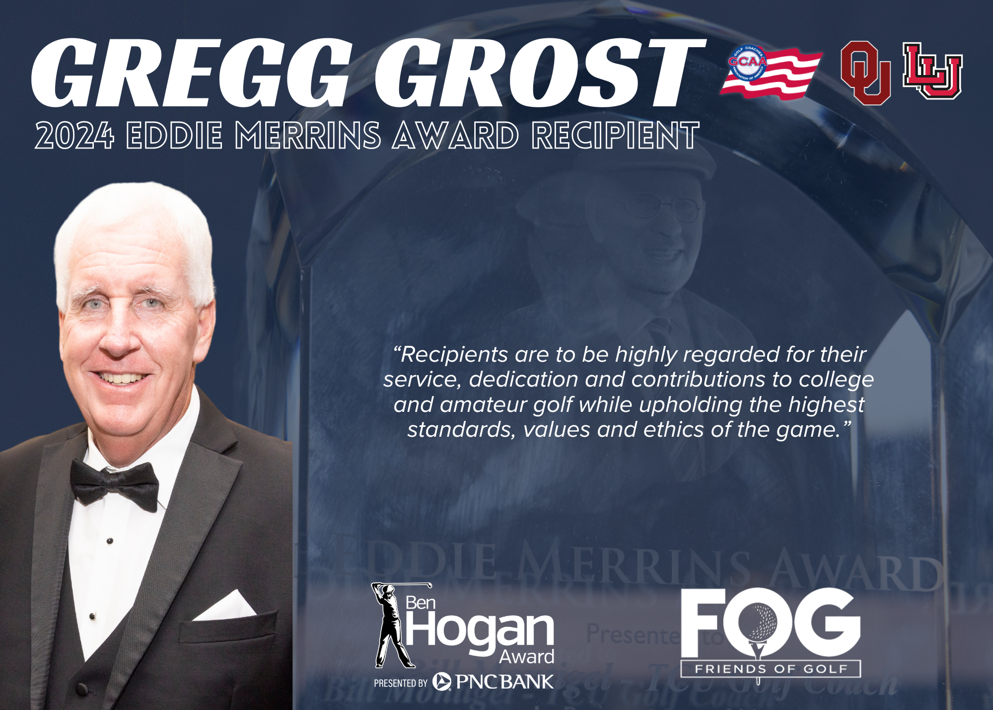 Gregg Grost to Receive 2024 Eddie Merrins Award