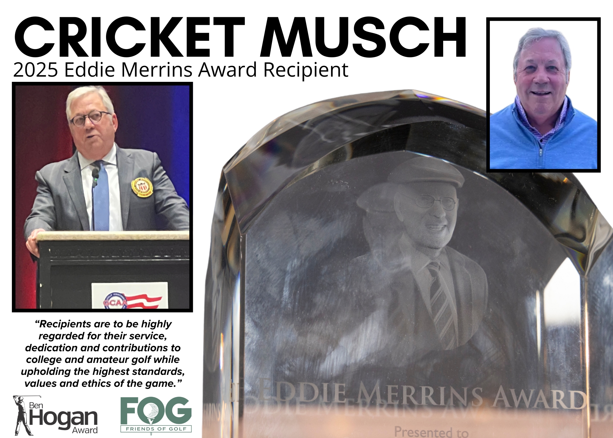 Musch named 2025 Eddie Merrins Award recipient